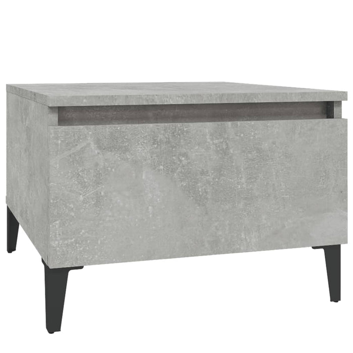 Mese laterale, 2 buc., gri beton, 50x46x35 cm, lemn compozit - WALTI WALTI