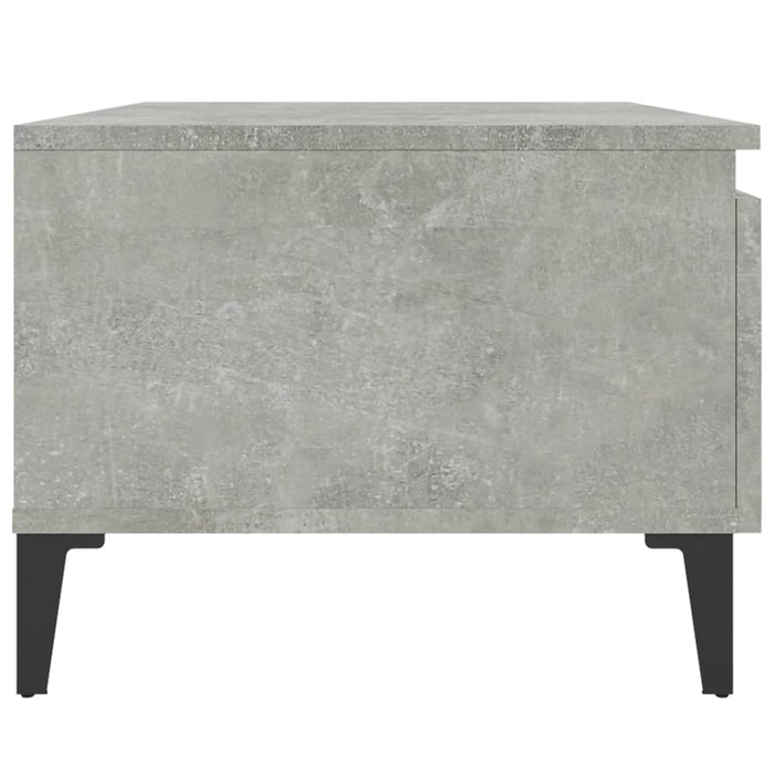 Mese laterale, 2 buc., gri beton, 50x46x35 cm, lemn compozit - WALTI WALTI