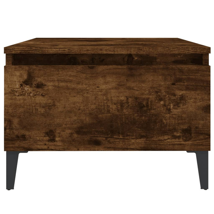 Mese laterale 2 buc. stejar fumuriu 50x46x35 cm lemn prelucrat - WALTI WALTI