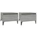 Mese laterale 2 buc. gri sonoma 50x46x35 cm lemn compozit - WALTI WALTI