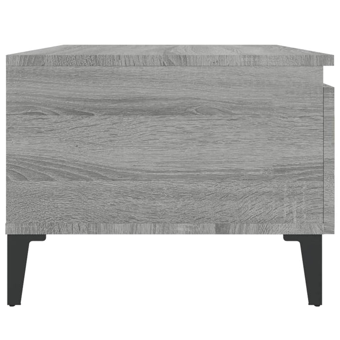 Mese laterale 2 buc. gri sonoma 50x46x35 cm lemn compozit - WALTI WALTI