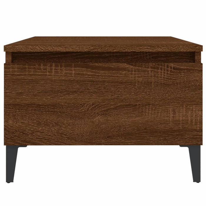 Mese laterale 2 buc. stejar maro 50x46x35 cm lemn compozit - WALTI WALTI