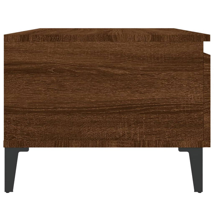 Mese laterale 2 buc. stejar maro 50x46x35 cm lemn compozit - WALTI WALTI