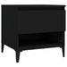 Mese laterale, 2 buc., negru, 50x46x50 cm, lemn compozit - WALTI WALTI