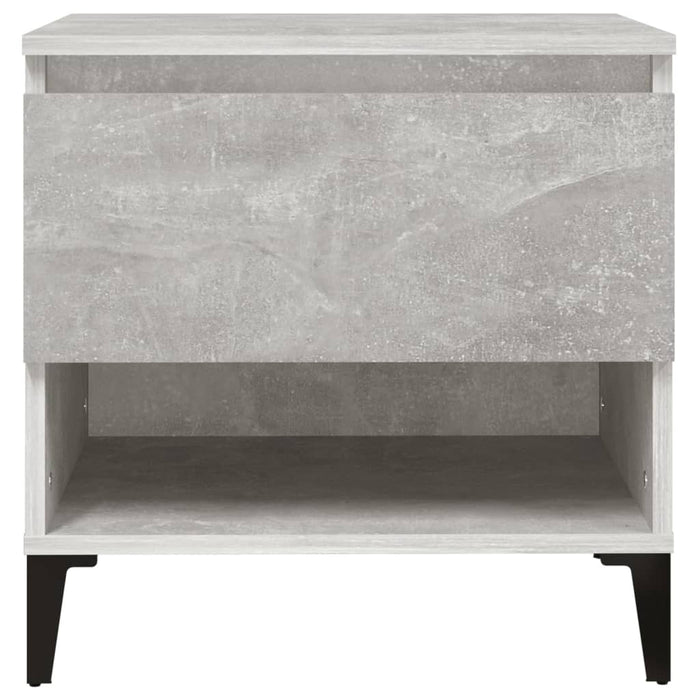 Mese laterale, 2 buc., gri beton, 50x46x50 cm, lemn compozit - WALTI WALTI