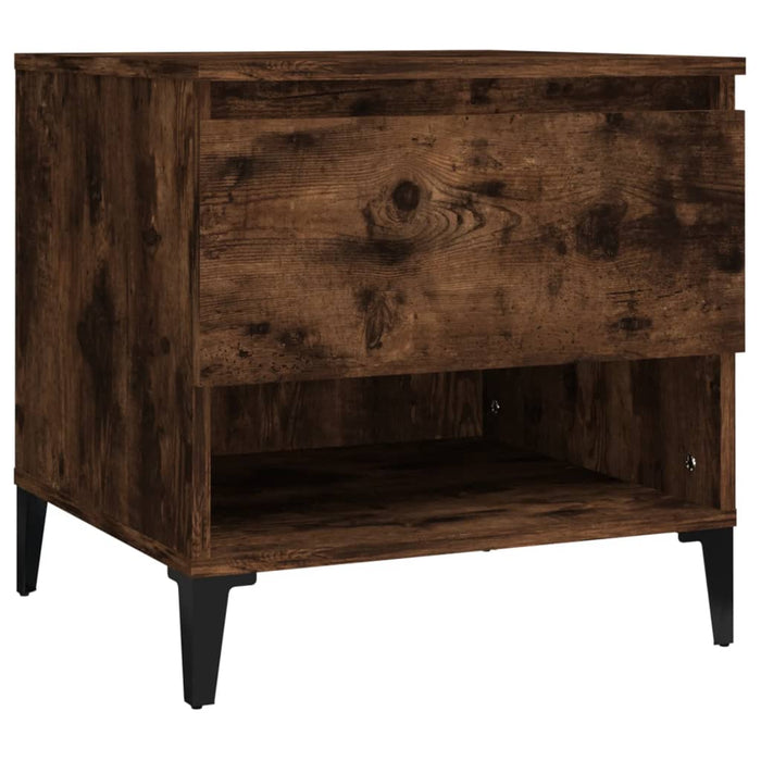 Mese laterale 2 buc. stejar fumuriu 50x46x50 cm lemn compozit - WALTI WALTI
