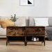 Mese laterale 2 buc. stejar fumuriu 50x46x50 cm lemn compozit - WALTI WALTI