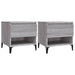 Mese laterale, 2 buc., gri sonoma, 50x46x50 cm, lemn compozit - WALTI WALTI