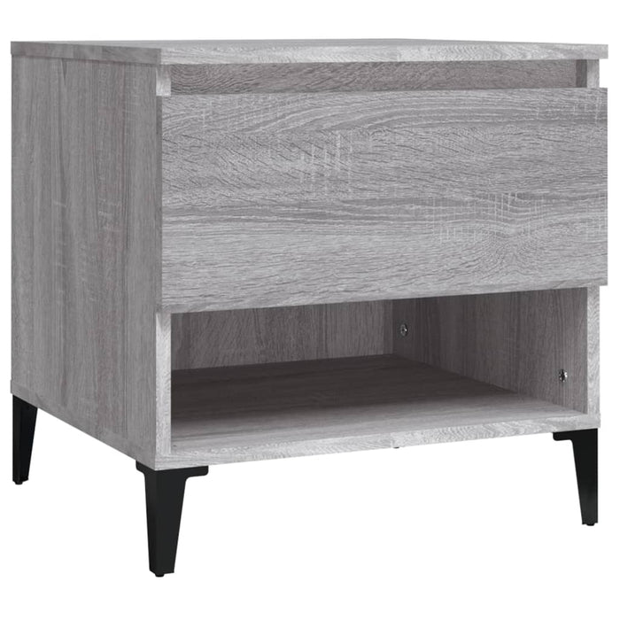 Mese laterale, 2 buc., gri sonoma, 50x46x50 cm, lemn compozit - WALTI WALTI