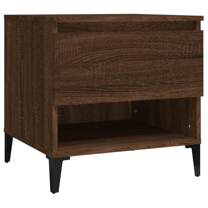 Mese laterale 2 buc. stejar maro 50x46x50 cm lemn compozit - WALTI WALTI