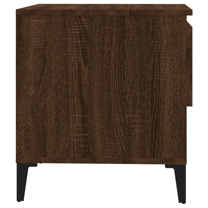 Mese laterale 2 buc. stejar maro 50x46x50 cm lemn compozit - WALTI WALTI
