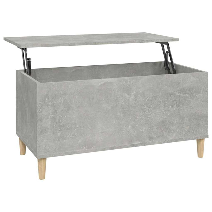 Măsuță de cafea, gri beton, 90x44,5x45 cm, lemn compozit - WALTI WALTI