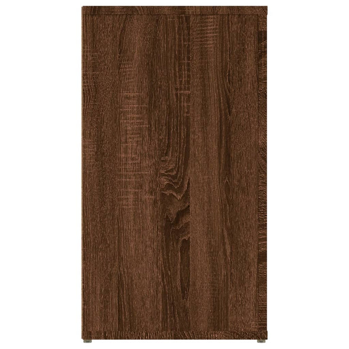 Servantă, stejar maro, 100x33x59,5 cm, lemn compozit WALTI