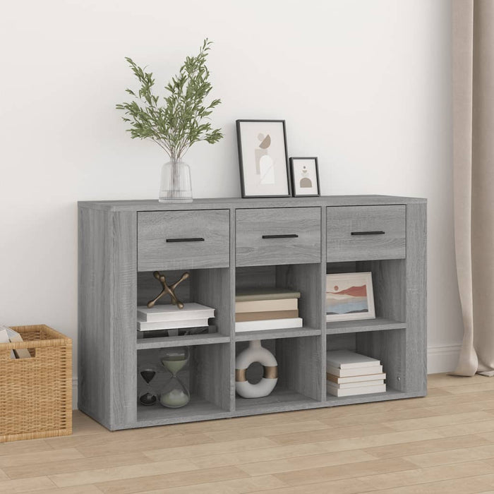 Servantă, gri sonoma, 100x30x59,5 cm, lemn compozit - WALTI WALTI