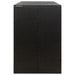 Magazie de pubele triplă, negru, 207x80x117 cm, poliratan - WALTI WALTI