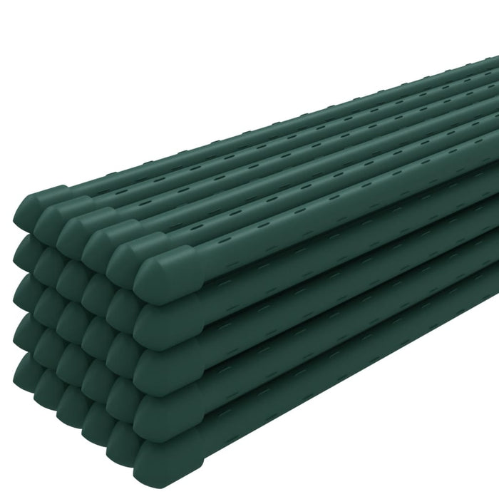 Țăruși pentru plante de grădină, 30 buc., verde, 180 cm, oțel - WALTI WALTI