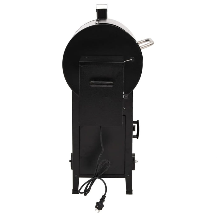 Grătar cu peleți și coș, negru, 104 cm, fier - WALTI WALTI