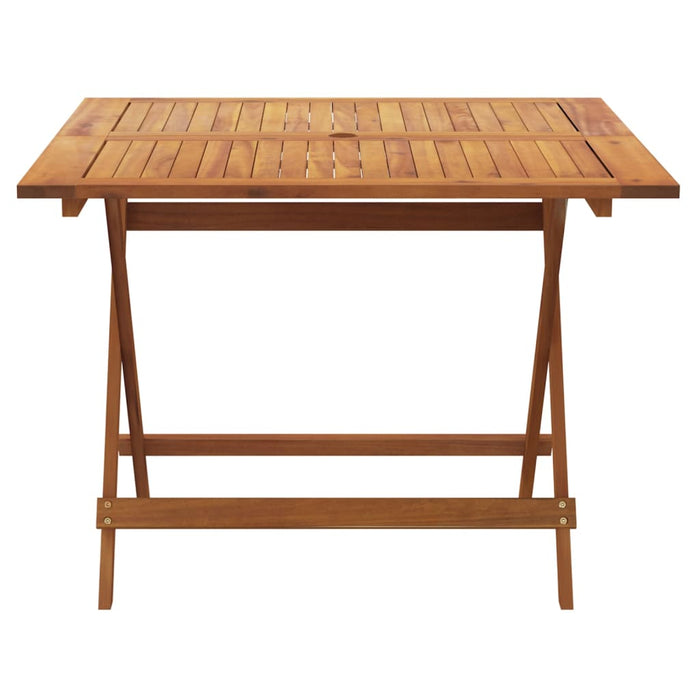 Masă de grădină pliabilă, 90x90x75 cm, lemn masiv de acacia - WALTI WALTI