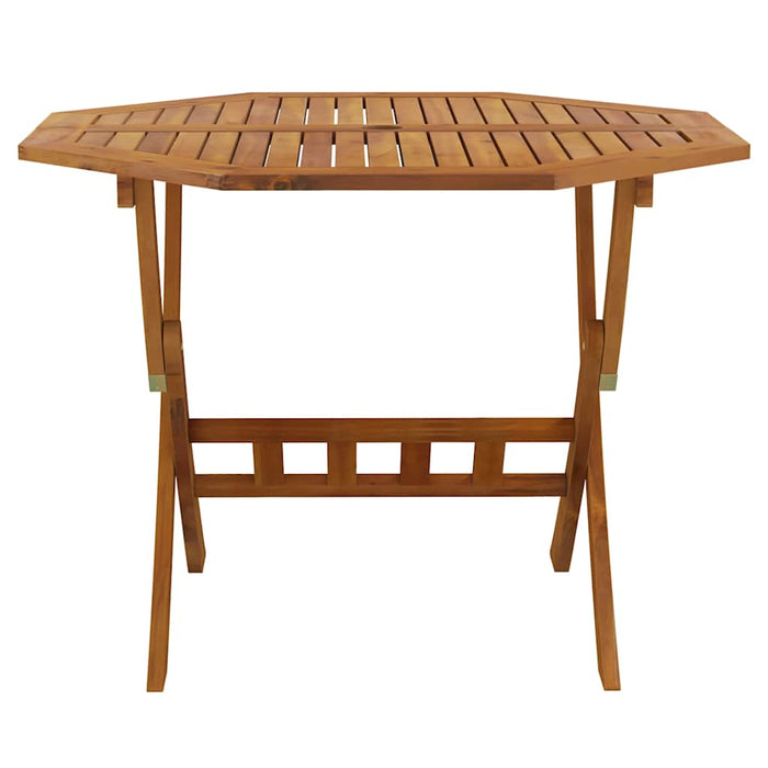 Masă de grădină pliabilă, 90x75 cm, lemn masiv de acacia - WALTI WALTI