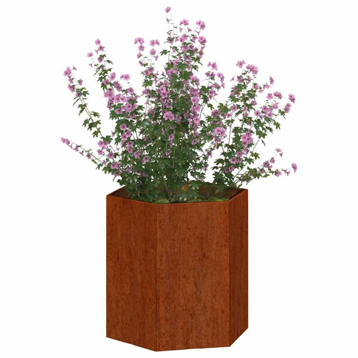 Jardinieră, ruginiu, 40x40x45 cm, oțel corten - WALTI WALTI