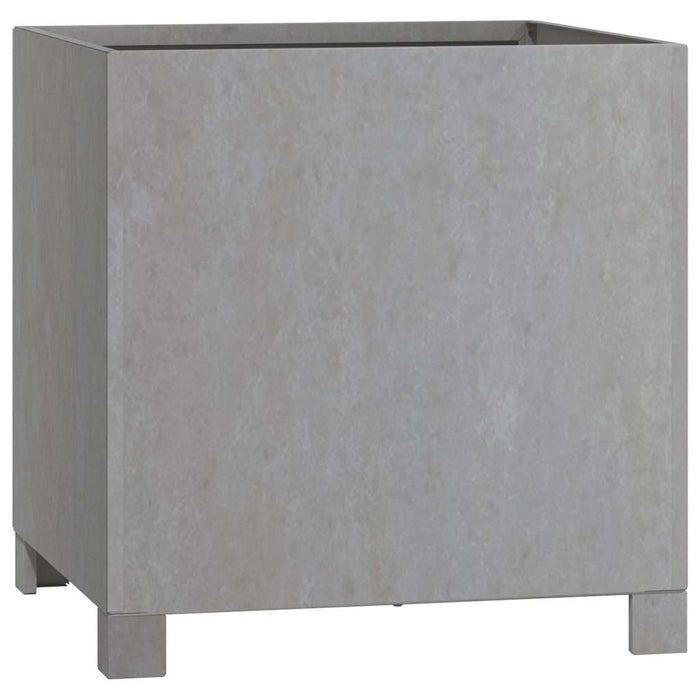 Jardiniere cu picioare 2 buc. ruginiu 40x40x40 cm oțel corten WALTI