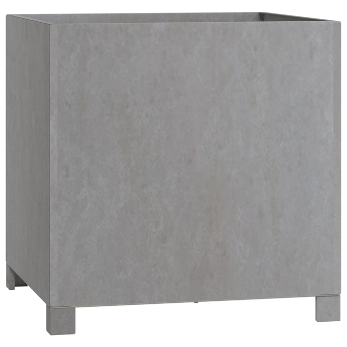 Jardiniere cu picioare 2 buc. ruginiu 50x50x50 cm oțel corten WALTI