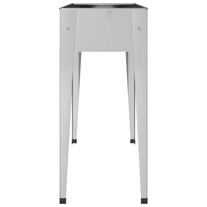 Jardiniere de grădină, 2 buc., oțel galvanizat - WALTI WALTI