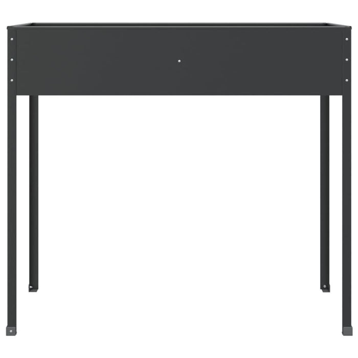 Jardiniere de grădină, 2 buc., antracit, oțel galvanizat - WALTI WALTI