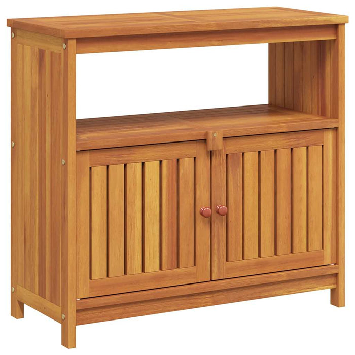 Masă consolă de grădină, 80x35x75 cm, lemn masiv de acacia - WALTI WALTI