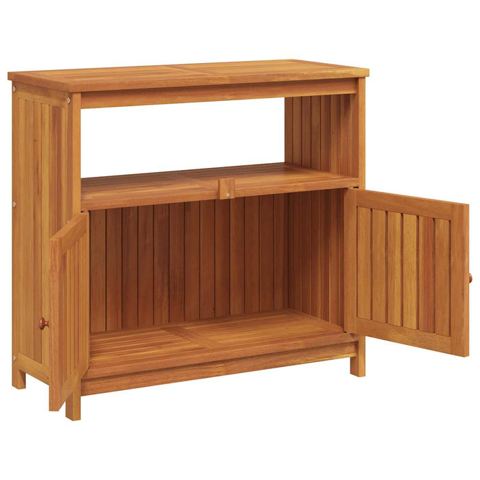 Masă consolă de grădină, 80x35x75 cm, lemn masiv de acacia - WALTI WALTI