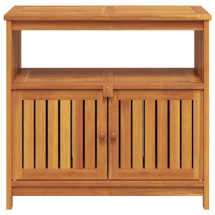 Masă consolă de grădină, 80x35x75 cm, lemn masiv de acacia - WALTI WALTI