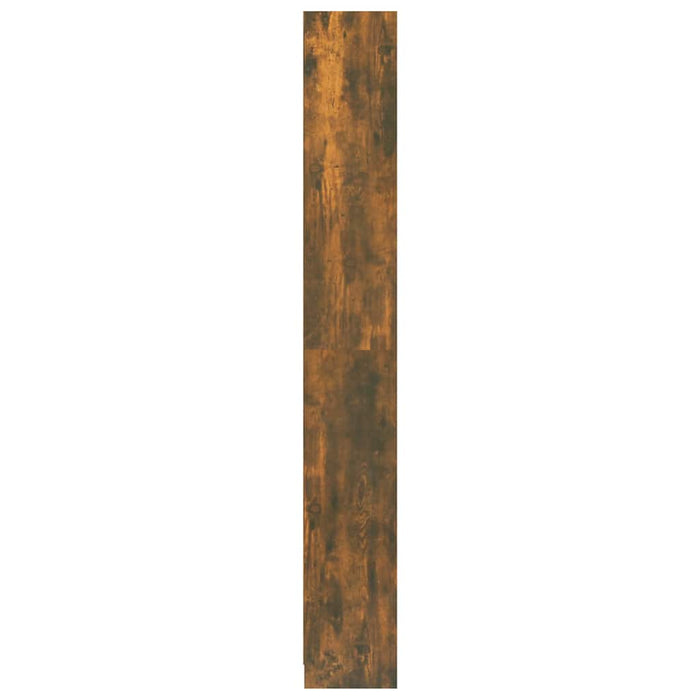 Bibliotecă 5 niveluri stejar fumuriu 40x24x175 cm lemn compozit WALTI