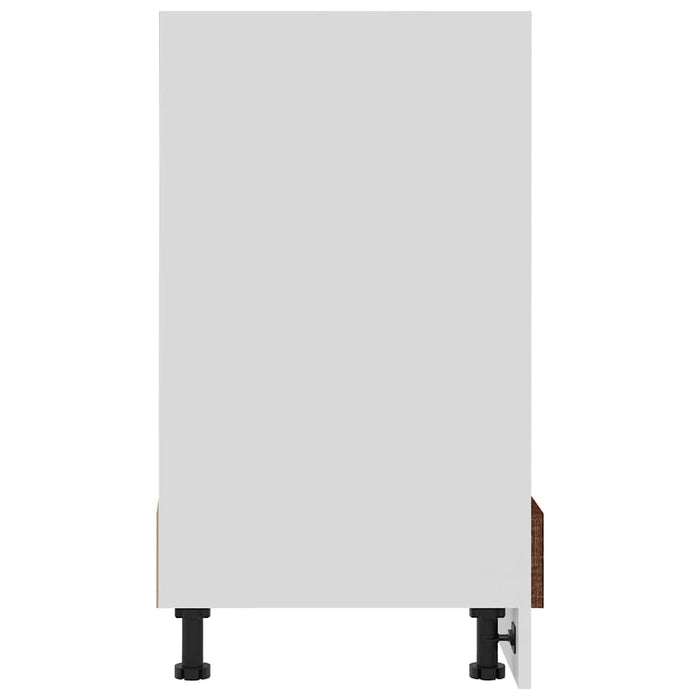 Dulap pentru cuptor "Riga", stejar maro, 60x46x81,5 cm, WALTI