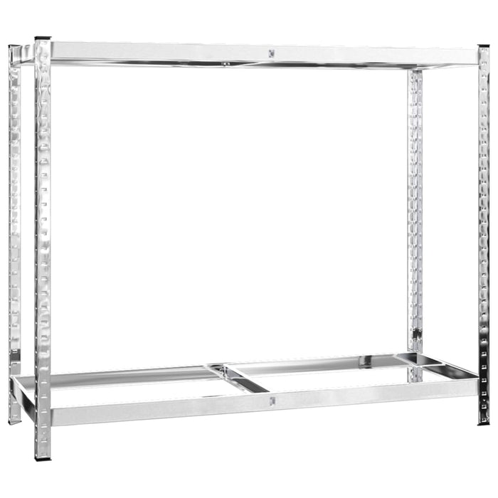Rafturi anvelope 2 niveluri 3 buc. argintiu 110x40x110 cm oțel WALTI