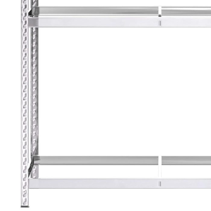 Rafturi anvelope 3 niveluri 3 buc. argintiu 110x40x200 cm oțel WALTI