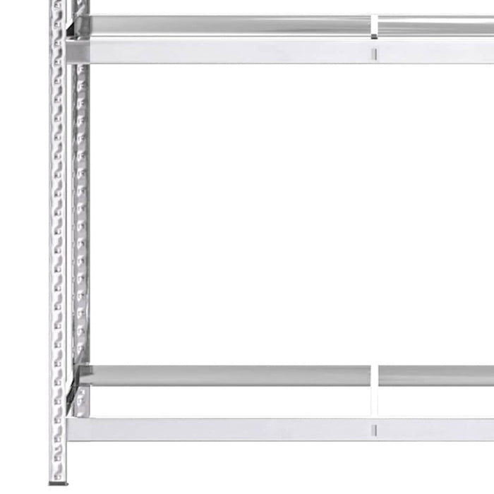 Rafturi anvelope 3 niveluri 4 buc. argintiu 110x40x200 cm oțel WALTI