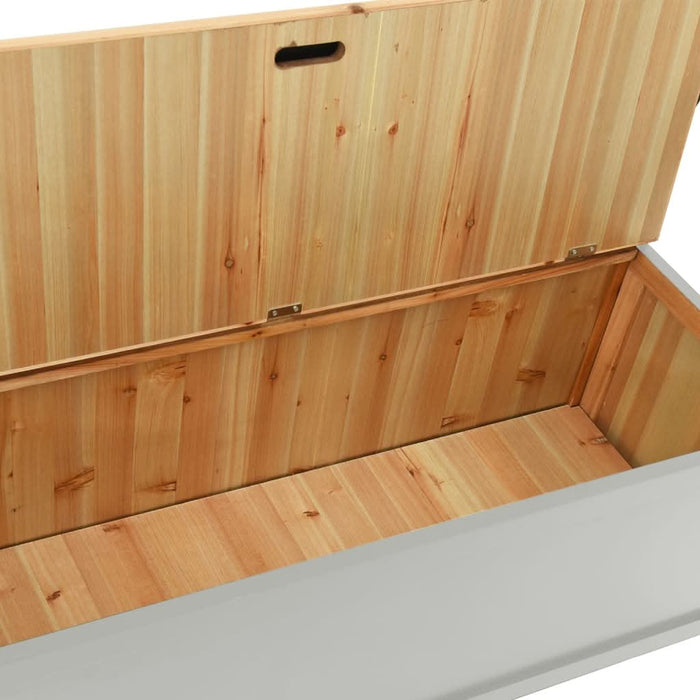 Bancă, gri, 107x45x75,5 cm, lemn masiv de brad - WALTI WALTI