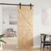 Ușă NARVIK natural 80 x 210 cm Lemn de Pin Solid - WALTI WALTI