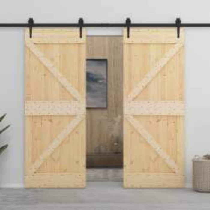 Ușă NARVIK natural 80 x 210 cm Lemn de Pin Solid - WALTI WALTI