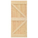 Ușă NARVIK natural 80 x 210 cm Lemn de Pin Solid - WALTI WALTI