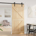 Ușă NARVIK natural 90 x 210 cm Lemn de Pin Solid - WALTI WALTI