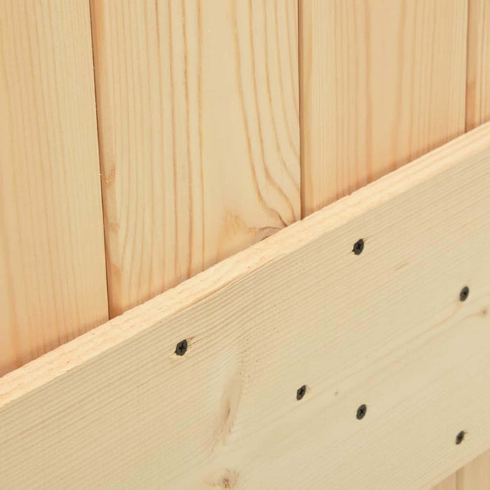 Ușă NARVIK natural 100 x 210 cm Lemn de Pin Solid - WALTI WALTI