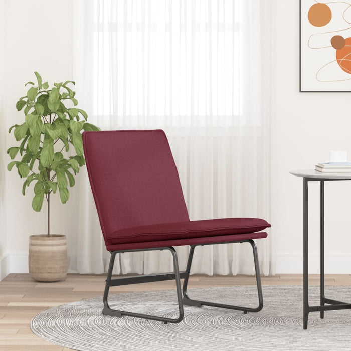 Scaun de relaxare, roșu vin, 52x75x76 cm, material textil - WALTI WALTI