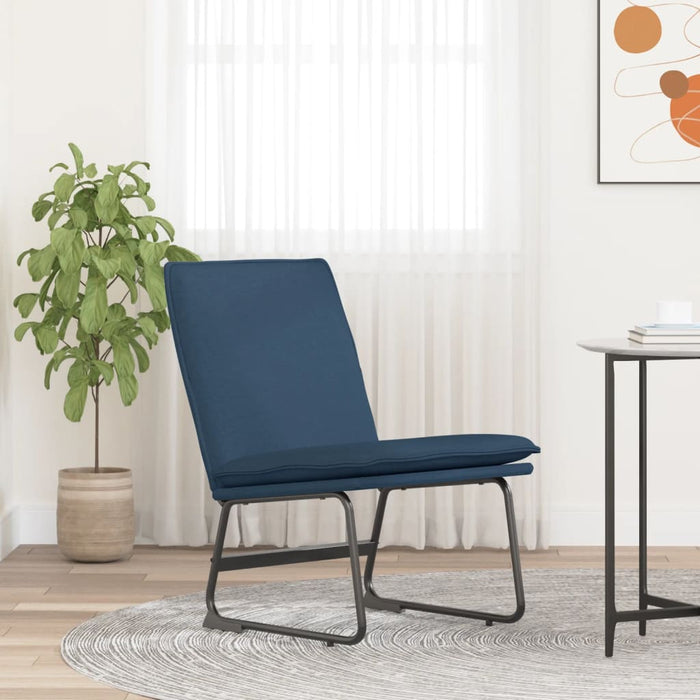 Scaun de relaxare, albastru, 52x75x76 cm, material textil - WALTI WALTI