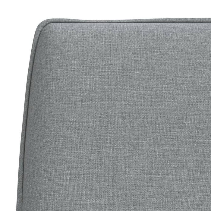 Bancă, gri deschis, 100x75x76 cm, materil textil - WALTI WALTI