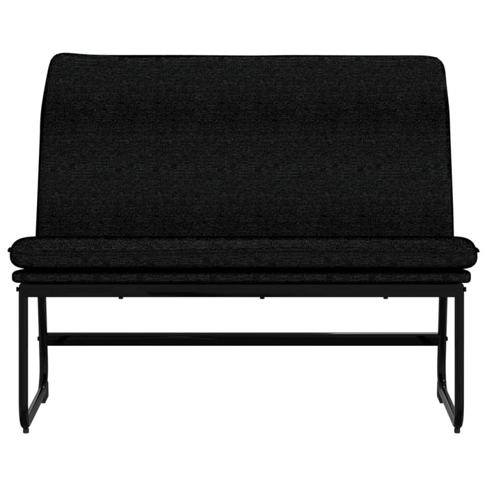 Bancă, negru, 100x75x76 cm, material textil - WALTI WALTI