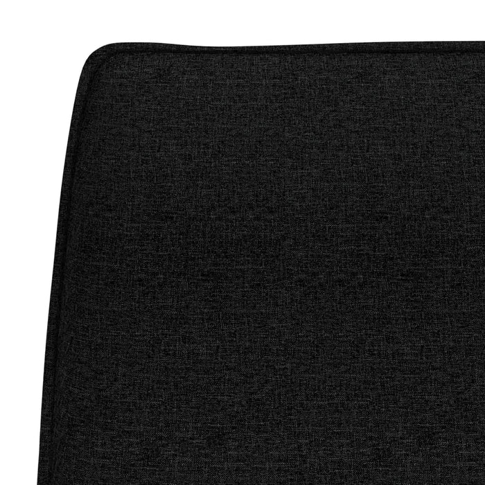 Bancă, negru, 100x75x76 cm, material textil - WALTI WALTI