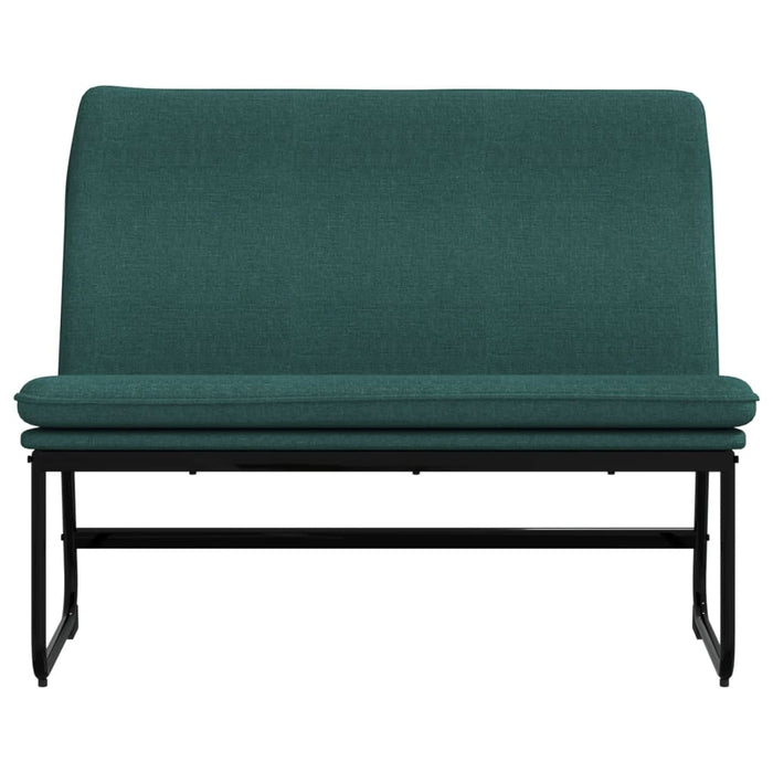 Bancă, verde închis, 100x75x76 cm, material textil - WALTI WALTI