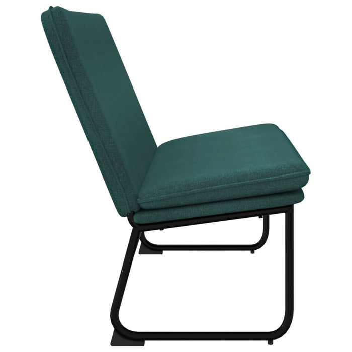 Bancă, verde închis, 100x75x76 cm, material textil - WALTI WALTI
