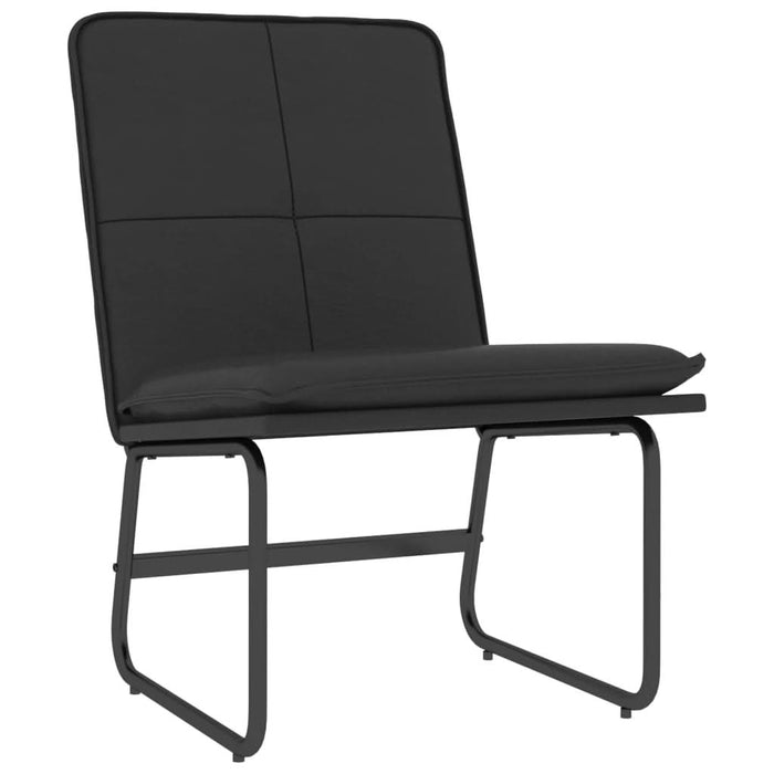 Scaun de relaxare, negru, 54x75x76 cm, piele artificială - WALTI WALTI